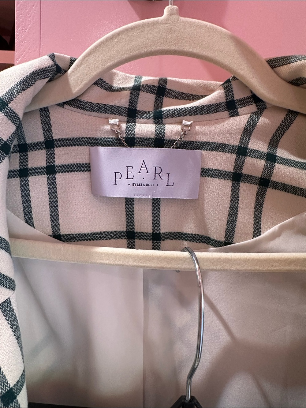 Cream & Green Plaid Two-Piece Set - Picture 5 of 8
